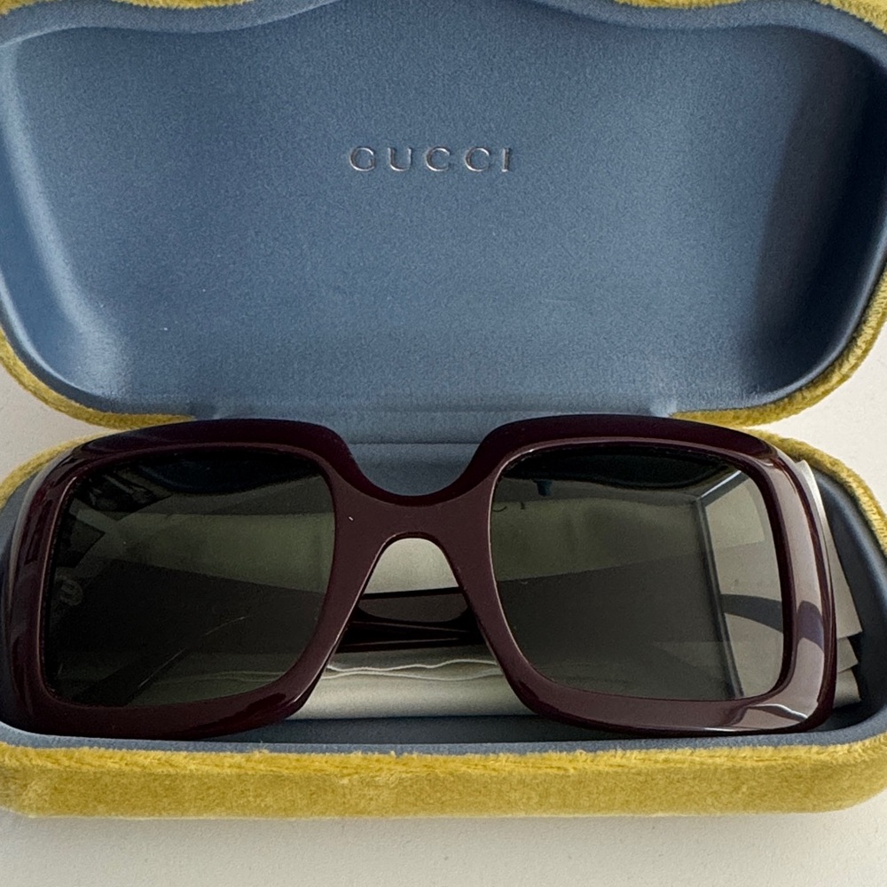 Gucci Acetate Square Frame Sunglasses